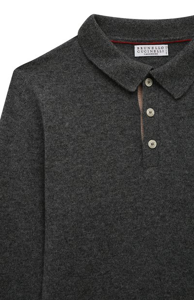 Поло из шерсти и кашемира BRUNELLO CUCINELLI, арт. B36M12205C, фото 3