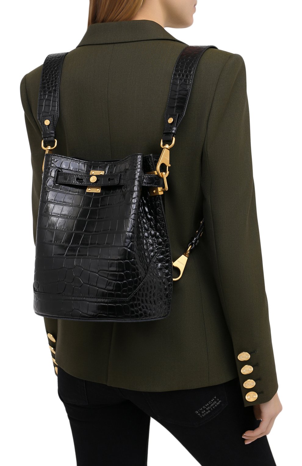 Сумка b-belted 27 BALMAIN черного цвета по цене 222500 руб., арт. UN0S569/LVCW, фото 2 Сумка b-belted 27 BALMAIN, арт. UN0S569/LVCW, фото 2