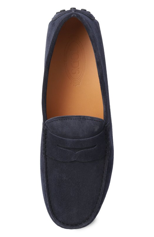 Замшевые мокасины Gommino Tod’s XXM22L00010/RE0 Синий  XXM22L00010/RE0 Фото 5