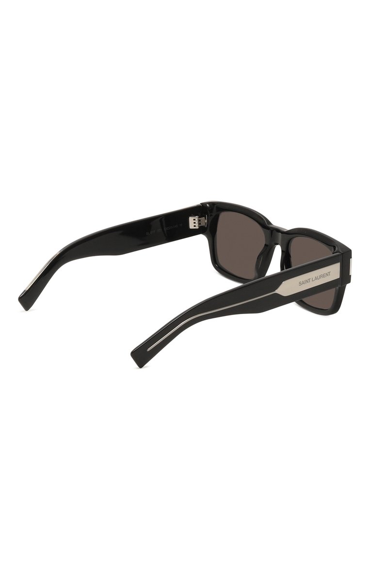 Женские солнцезащитные очки SAINT LAURENT черного цвета, арт. SL 617 001 | Фото 5 (Нос: Не проставлено; Региональные ограничения белый список (Axapta Mercury): Не проставлено; Кросс-КТ: С/з-унисекс; Тип очков: С/з; Материал: Пластик; Оптика Гендер: оптика-унисекс; Очки форма: Квадратные)