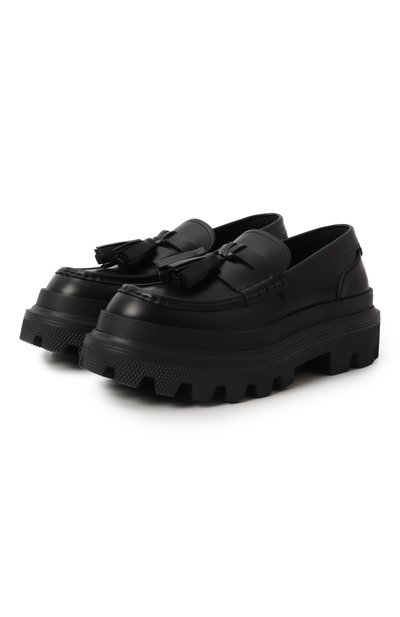 Кожаные лоферы DOLCE & GABBANA, арт. A30262/AB640, фото 1