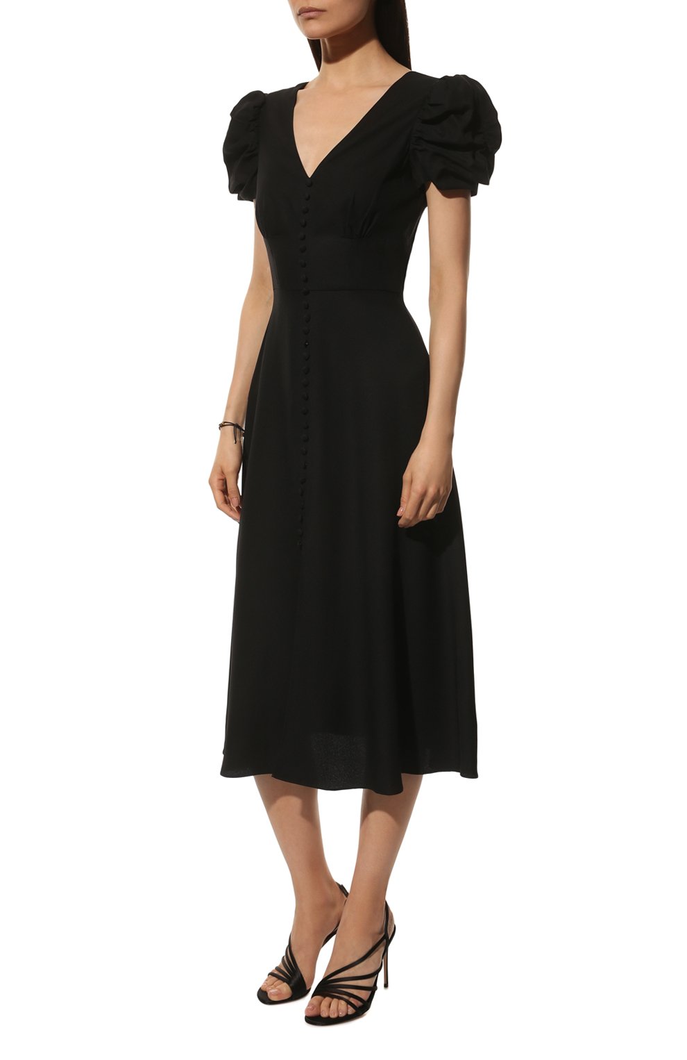 Платье из вискозы SALONI черного цвета по цене 68750 руб., арт. 10363-02-R/02BLACK, фото 3 Платье из вискозы SALONI, арт. 10363-02-R/02BLACK, фото 3
