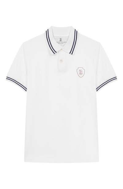 Хлопковое поло BRUNELLO CUCINELLI, арт. B0B13917TA