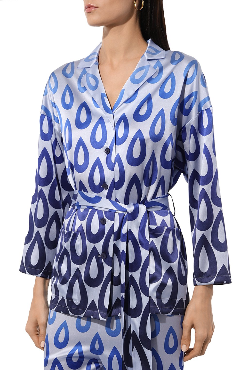 Атласная блузка YANINA, арт. T-2540/2, фото 3