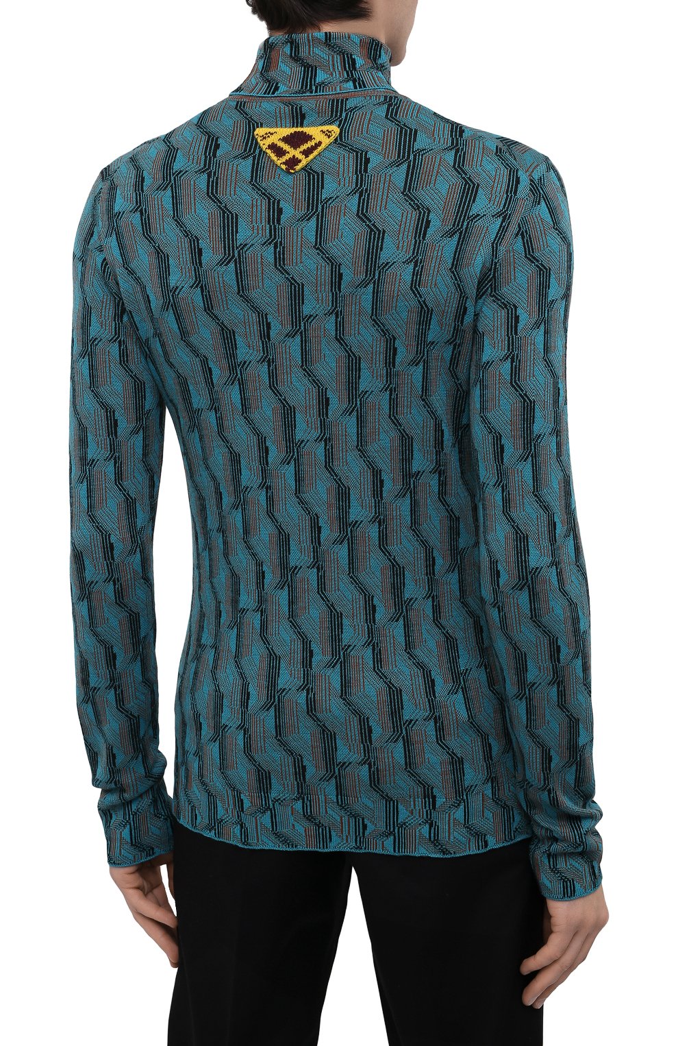 Шерстяная водолазка PRADA, арт. UMR500-1ZEH-F0136-212, фото 4