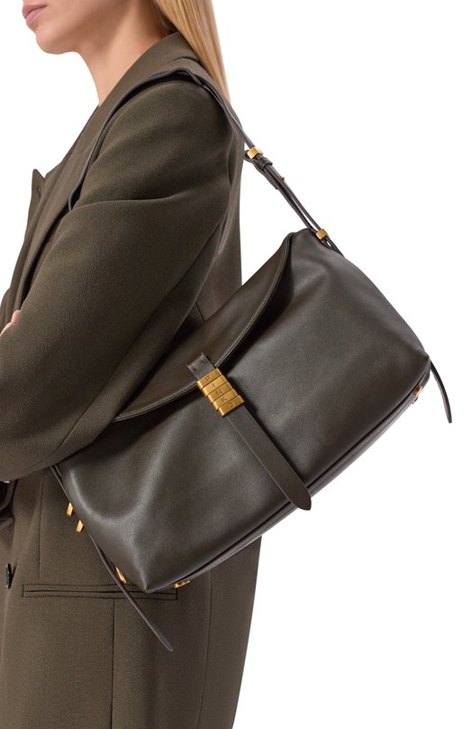 Сумка Saddle Baguette Pinko 105049/A1ZX Хаки  105049/A1ZX Фото 2