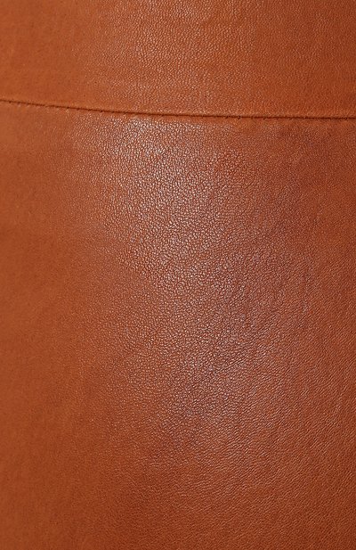 Кожаные легинсы SPRWMN коричневого цвета по цене 107000 руб., арт. ANK-003-L/ANKLE LEGGING, фото 5 Кожаные легинсы SPRWMN, арт. ANK-003-L/ANKLE LEGGING, фото 5