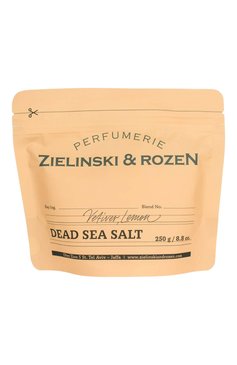 Соль мертвого моря ветивер, лимон (250g) ZIELINSKI&ROZEN бесцветного цвета, арт. 7290116440439 | Фото 1 (Тип продукта: Соли; Назначение: Для тела; Региональные ограничения белый список (Axapta Mercury): Не проставле�но; Нос: Не проставлено)