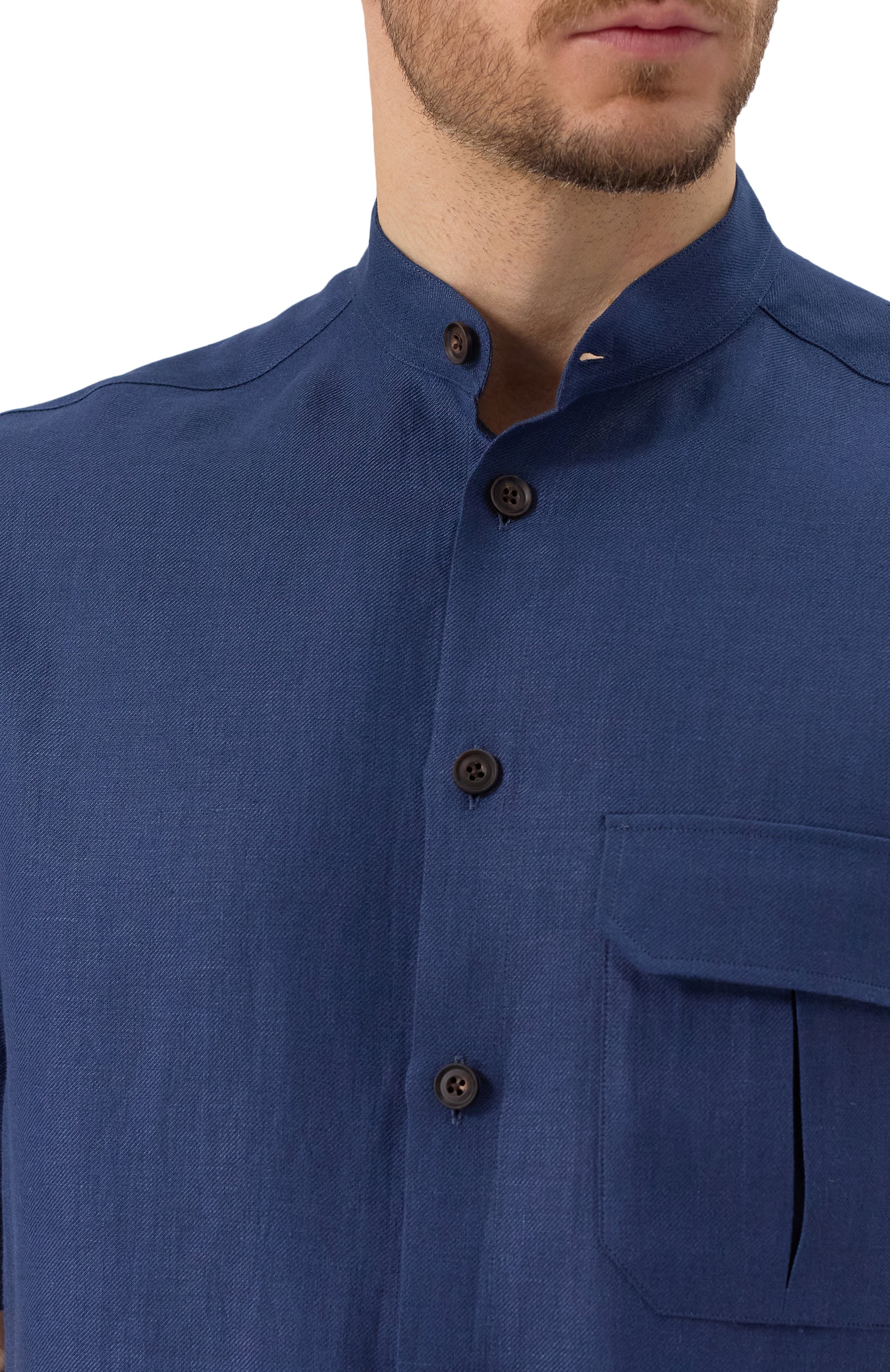 Льняная рубашка CORNELIANI, арт. 25I207-2514108, фото 5