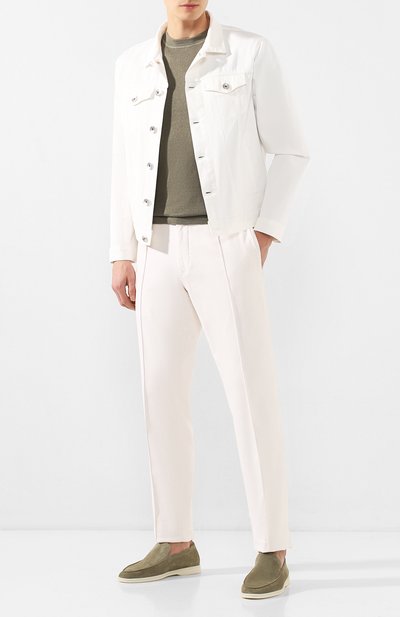 Замшевые лоферы summer walk LORO PIANA, арт. FAE8124, фото 2