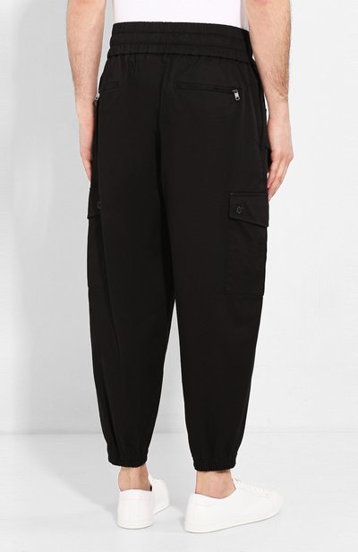 Хлопковые джоггеры DOLCE & GABBANA, арт. GW5QAT/FUFJR, фото 4