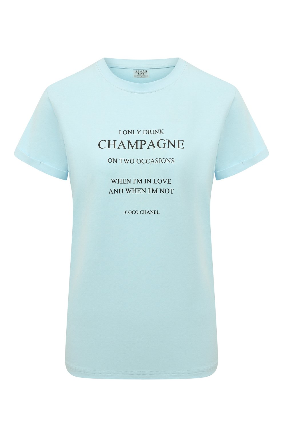 Хлопковая футболка SEVEN LAB, арт. CTR1.01.400.296.0928, фото 1