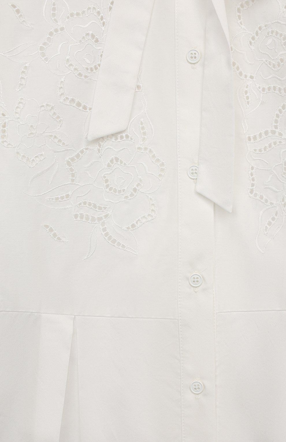 Хлопковое платье ELIE SAAB JUNIOR, арт. EFAB021 TS0724/4A-8A, фото 3