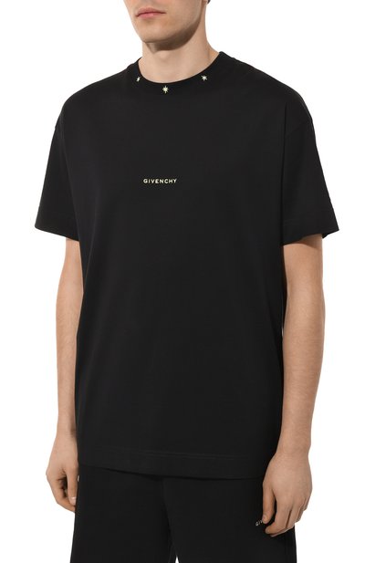 Хлопковая футболка GIVENCHY, арт. BM71JA3YN2, фото 3