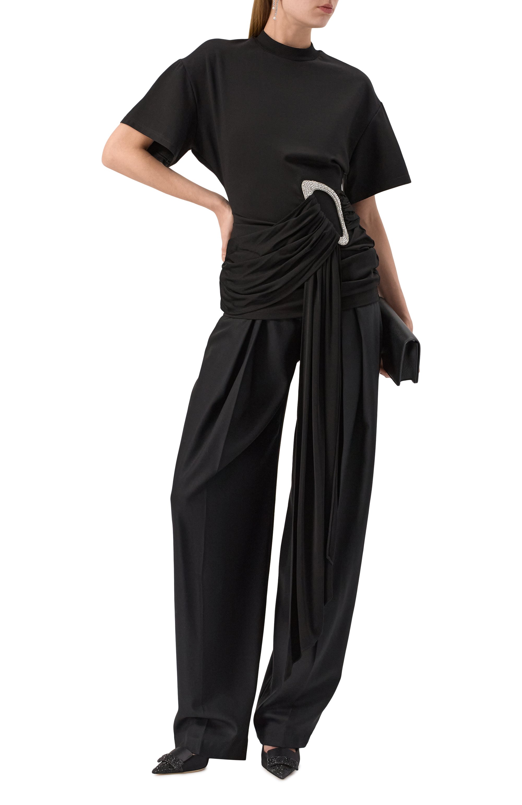 Шерстяные брюки DAVID KOMA, арт. RE25DK09TR, фото 2