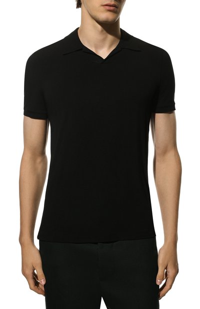 Поло из вискозы GIORGIO ARMANI, арт. 3GSF51/SJP4Z, фото 3