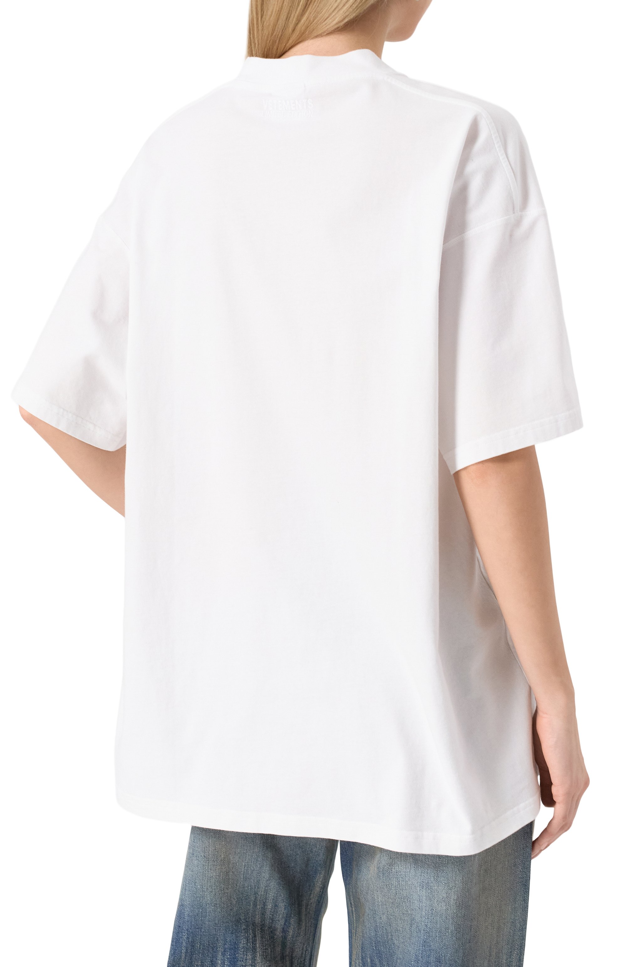 Хлопковая футболка VETEMENTS, арт. UA66TR705W, фото 4