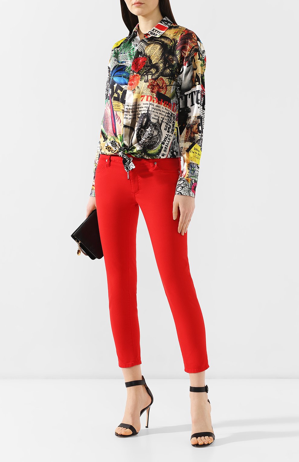 Укороченные джинсы DSQUARED2, арт. S75LB0127/S44531, фото 2