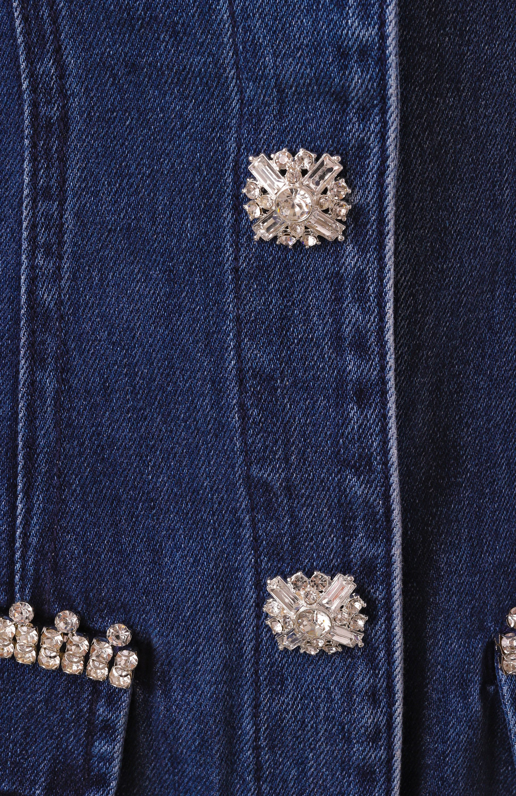 Джинсовое платье SELF-PORTRAIT, арт. SS24921SBL, фото 6