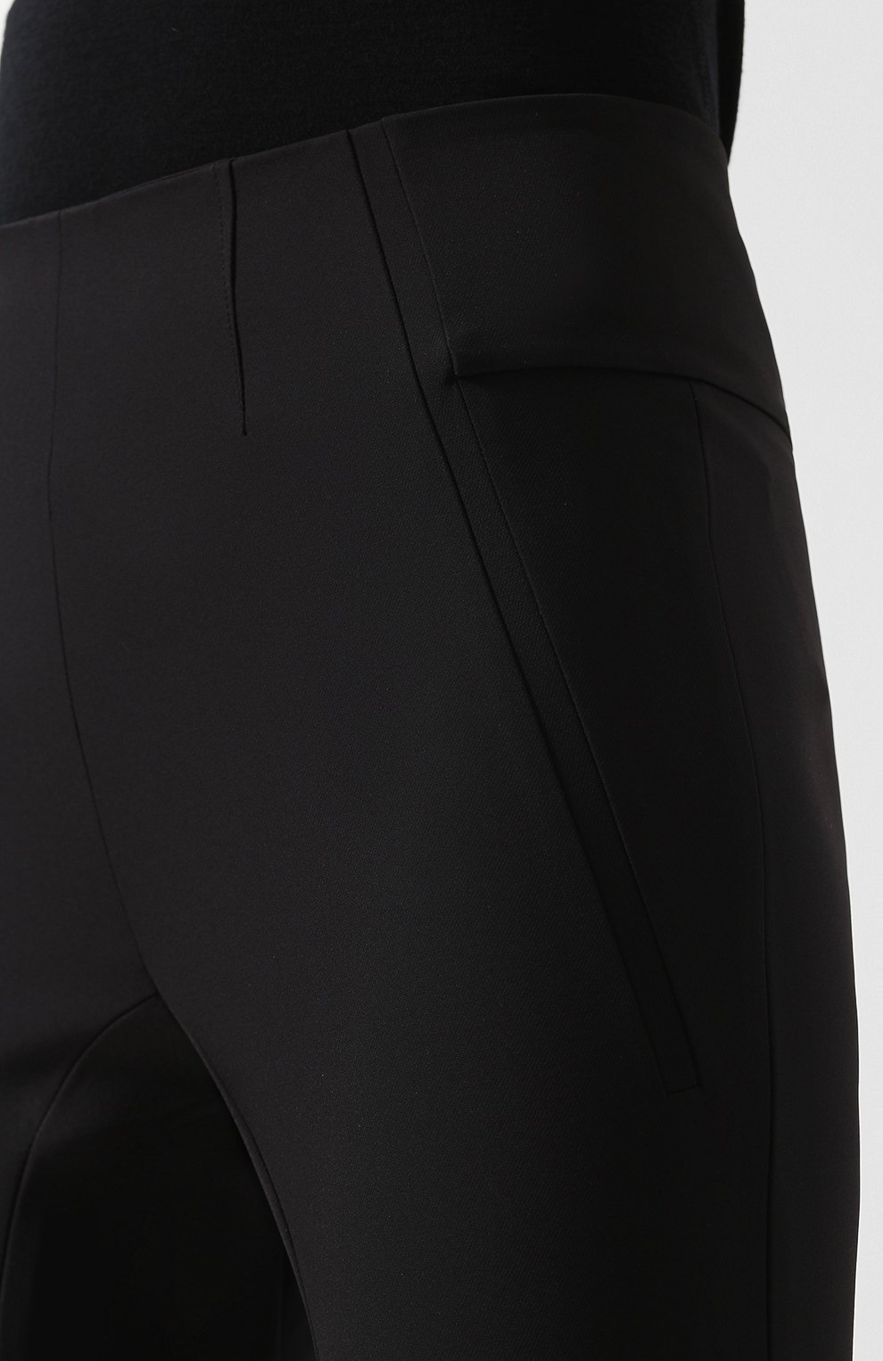 Однотонные укороченные брюки BY MALENE BIRGER, арт. Q55629022/ADANIS, фото 5
