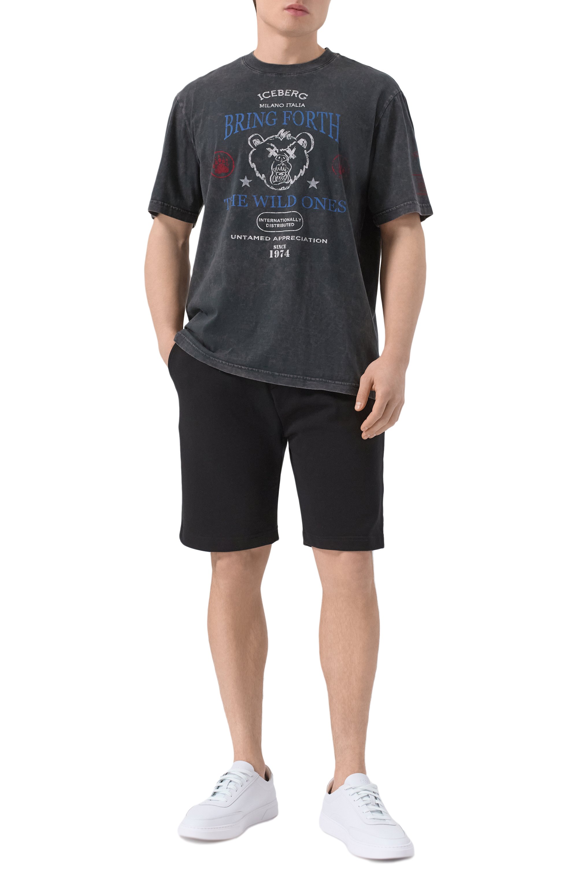 Хлопковые шорты ICEBERG, арт. D026/6341, фото 2