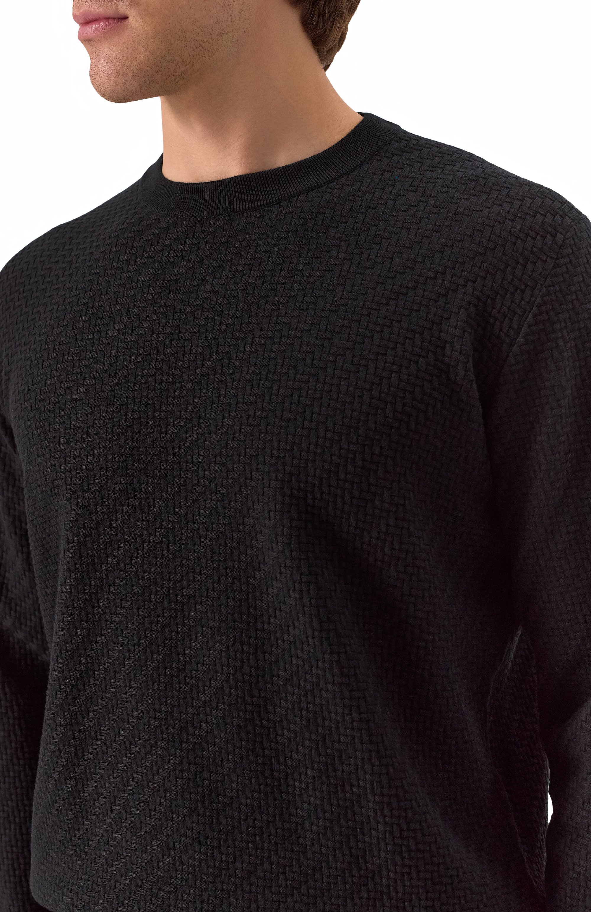 Джемпер из хлопка и шелка BRIONI, арт. UMQ90L/PAK22, фото 5