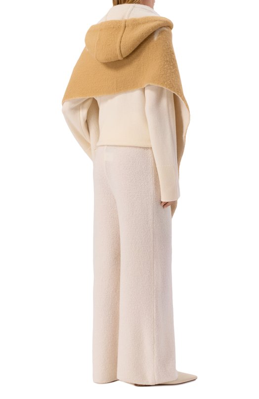 Шерстяной шарф Burberry 8121283 Бежевый  8121283 Фото 3