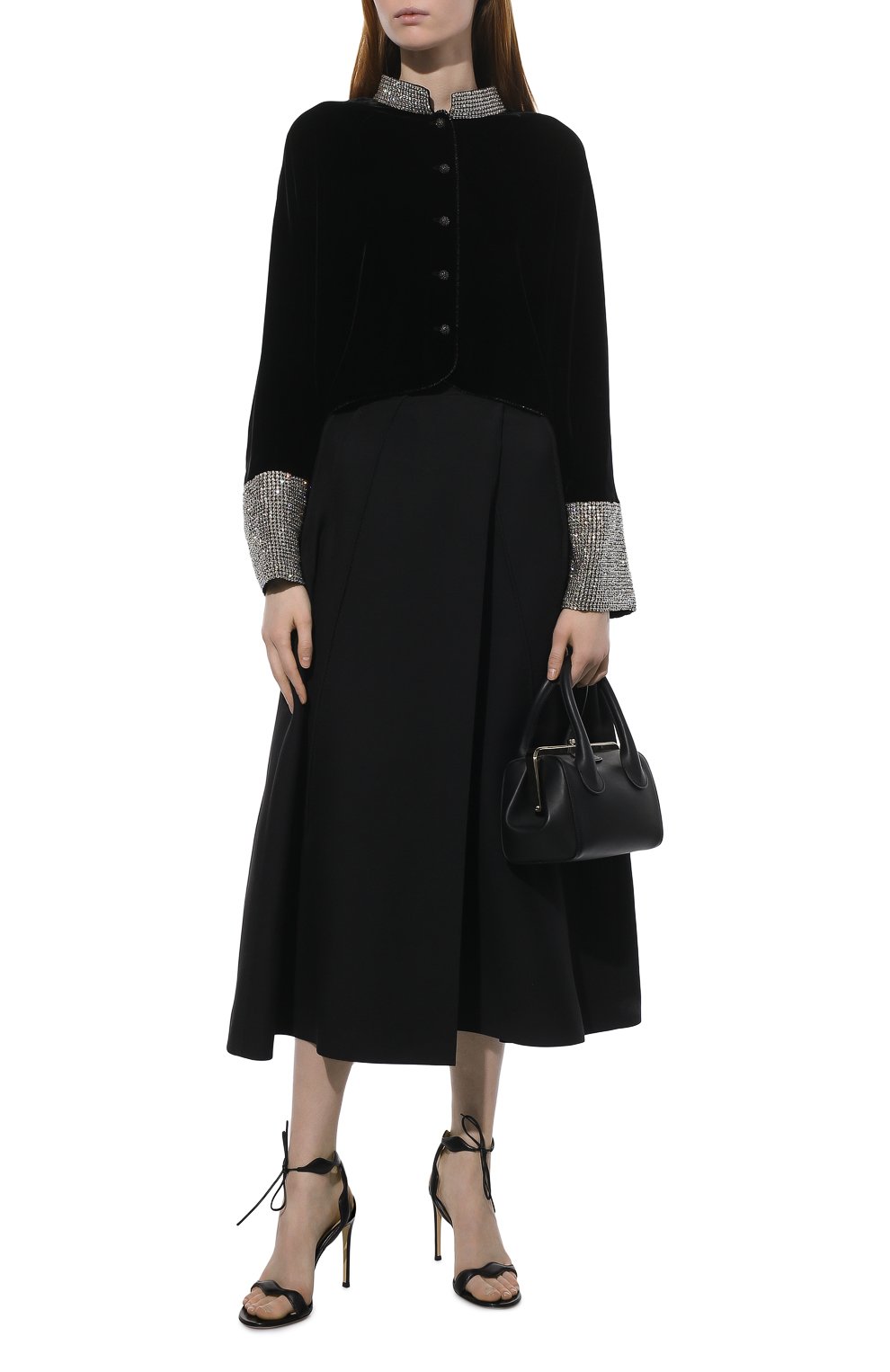 Бархатный жакет GIORGIO ARMANI черного цвета по цене 1060000 руб., арт. 1WHGR02F/T02Y6, фото 2 Бархатный жакет GIORGIO ARMANI, арт. 1WHGR02F/T02Y6, фото 2