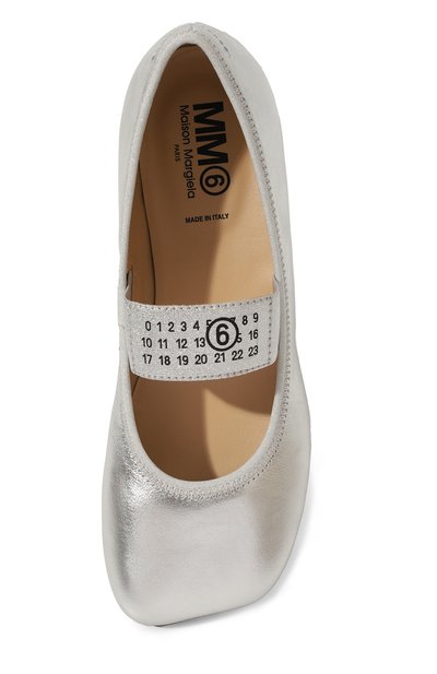 Кожаные балетки MM6, арт. 78104/VAR2/36-40, фото 4