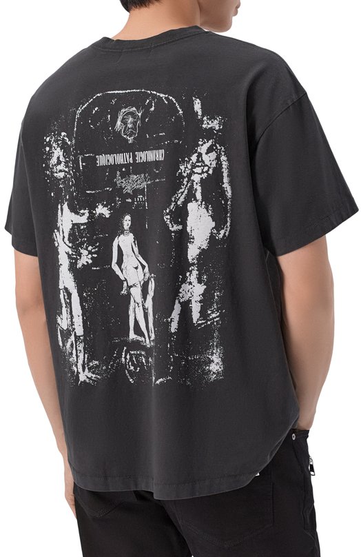 Хлопковая футболка Enfants Riches Deprimes 010-884/C0TT0N Серый  010-884/C0TT0N Фото 4