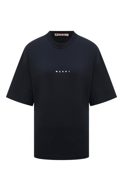 Женская хлопковая футболка MARNI, арт. THJE0263P1/USCS87