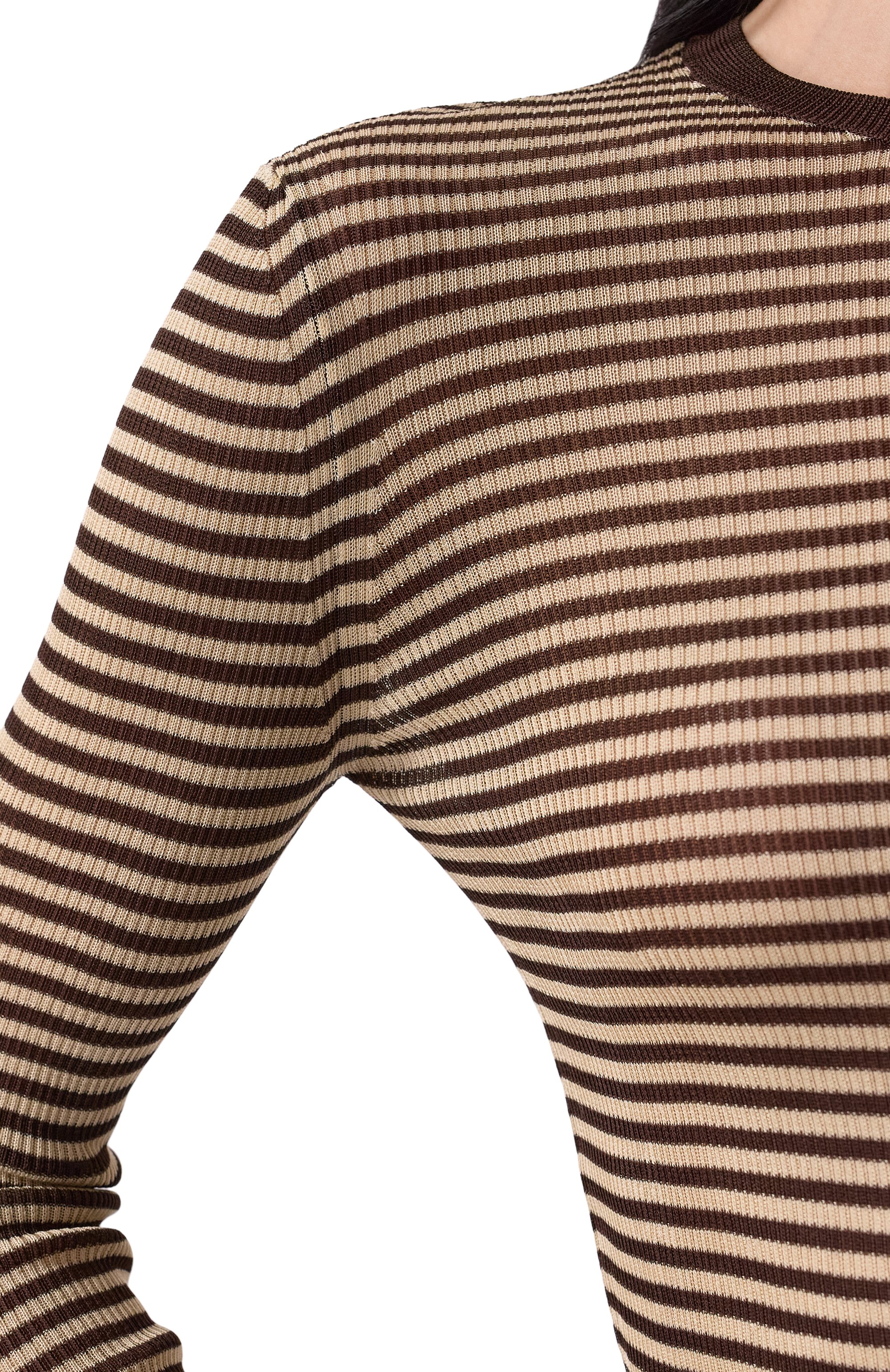 Шелковый пуловер VALENTINO коричневого цвета по цене 260500 руб., арт. 6B3KC62S946, фото 5 Шелковый пуловер VALENTINO, арт. 6B3KC62S946, фото 5