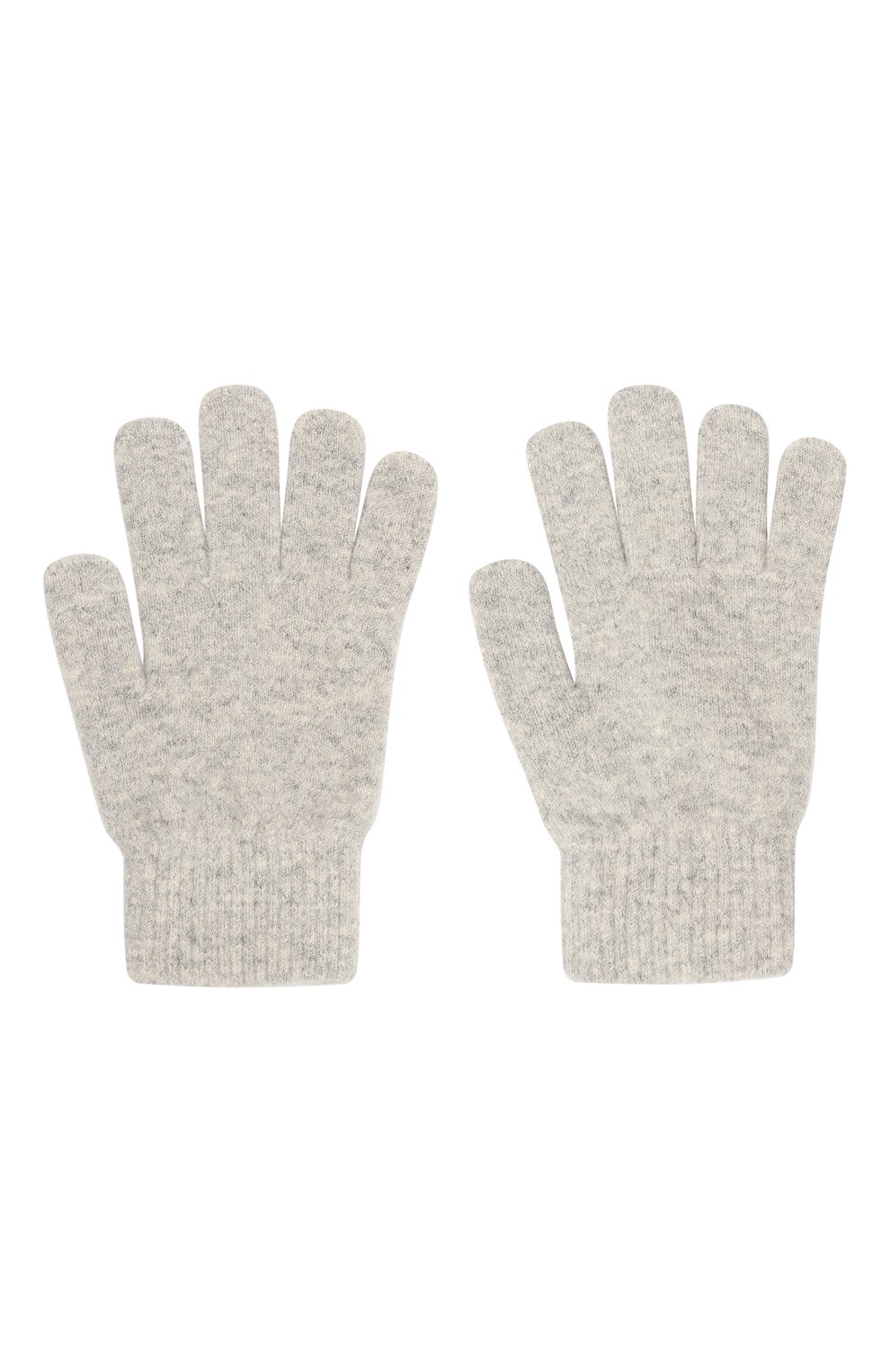 Кашемировые перчатки YVES SALOMON ENFANT светло-серого цвета по цене 11900 руб., арт. 23WEA501XXCARD, фото 2 Кашемировые перчатки YVES SALOMON ENFANT, арт. 23WEA501XXCARD, фото 2
