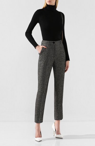 Шерстяные брюки DOLCE & GABBANA, арт. FTAM2T/FMRAX, фото 2