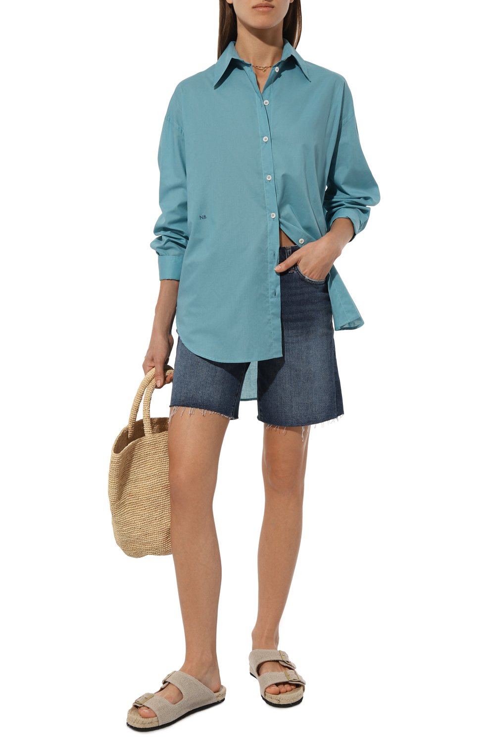 Джинсовые шорты 7 FOR ALL MANKIND, арт. JSWUA500SS, фото 2