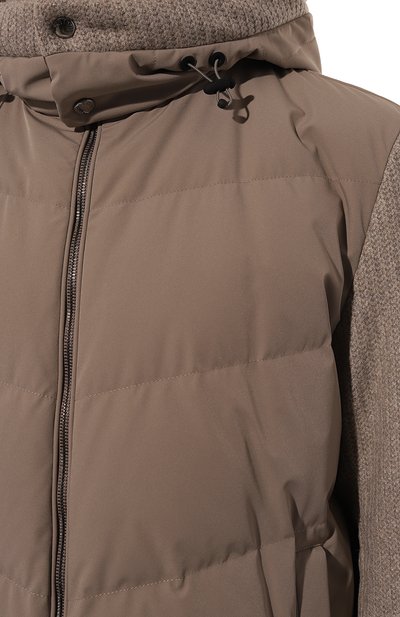 Комбинированная куртка KITON, арт. UW1908V0453F01, фото 5