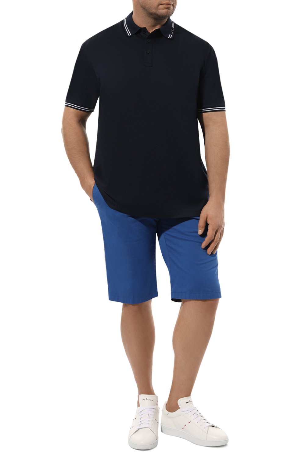 Хлопковые шорты KITON, арт. UFBLACK0600D, фото 2