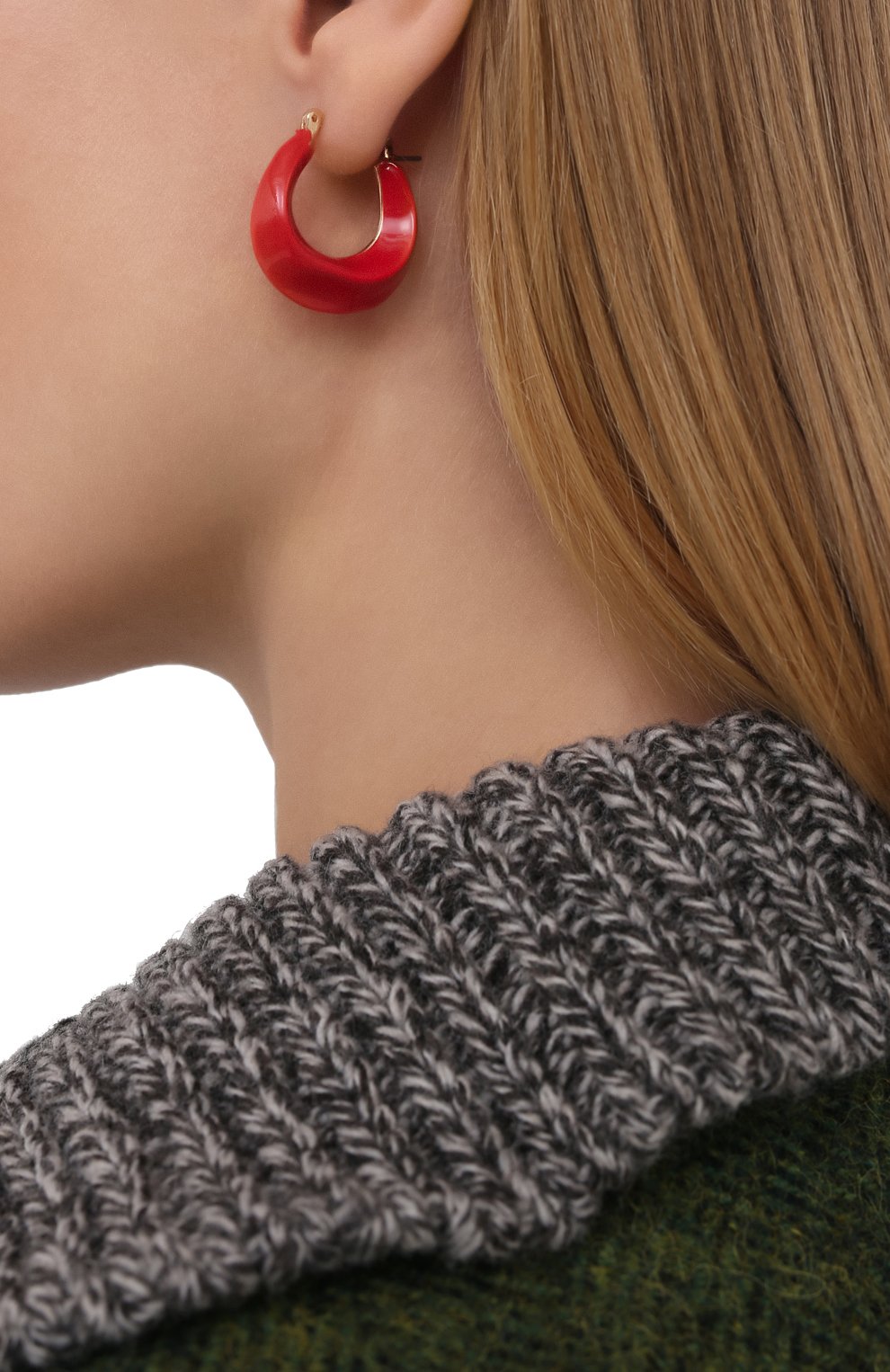 Серьги EXCLAIM красного цвета по цене 7980 руб., арт. 042R3076E, фото 4 Серьги EXCLAIM, арт. 042R3076E, фото 4