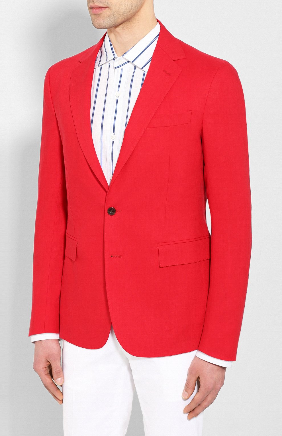 Льняной пиджак RALPH LAUREN, арт. 798800235, фото 3