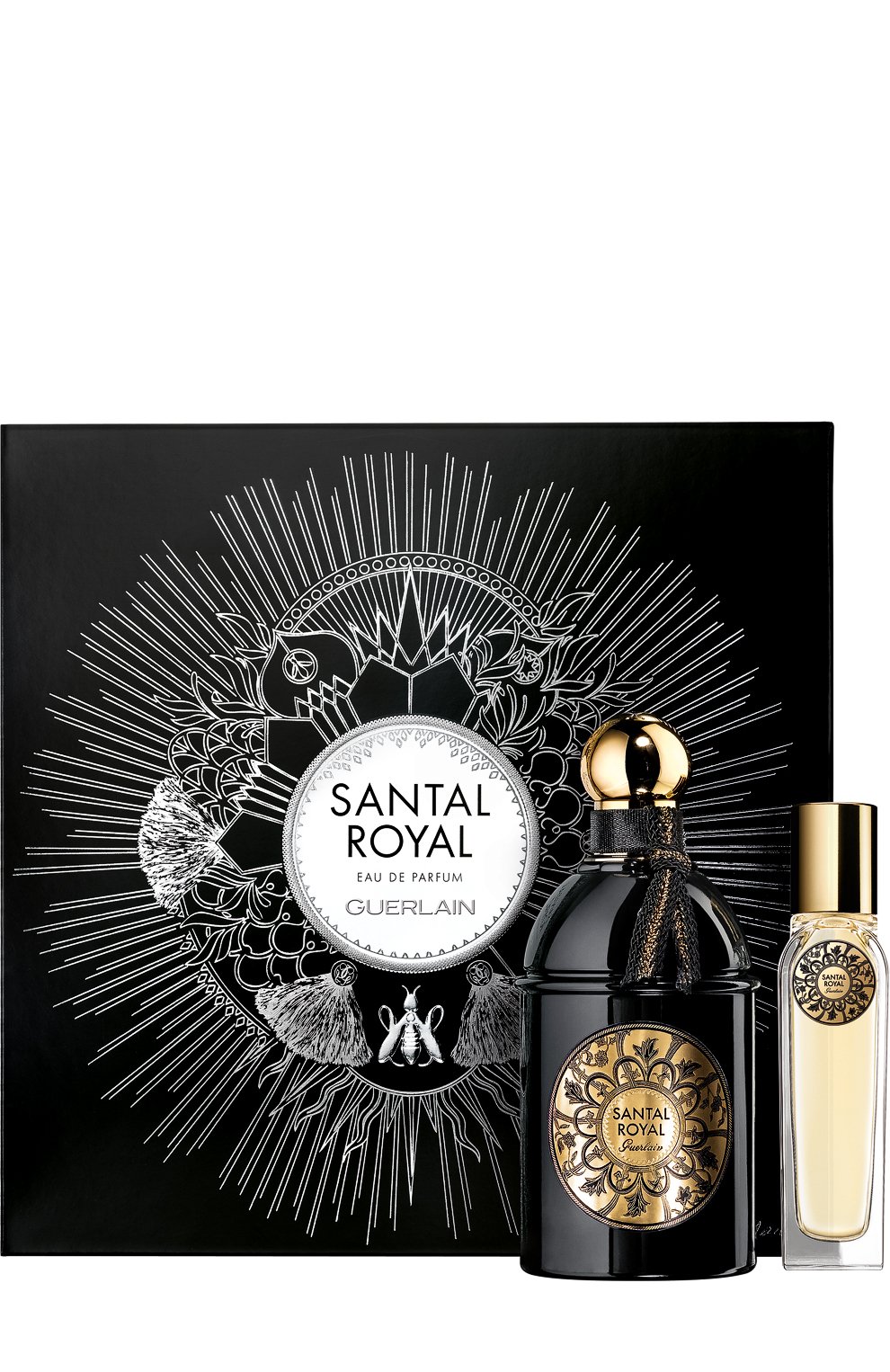 Набор: парфюмерная вода + миниатюра туши (15+125ml) GUERLAIN бесцветного цвета по цене 11860 руб., арт. G013377, фото 1 Набор: парфюмерная вода + миниатюра туши (15+125ml) GUERLAIN, арт. G013377, фото 1