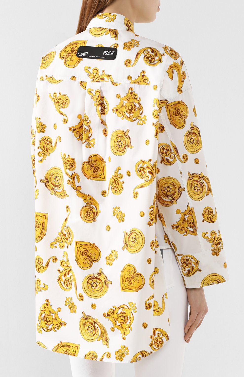 Хлопковая рубашка VERSACE JEANS COUTURE, арт. B0HVB624-VDM200/S0771, фото 4