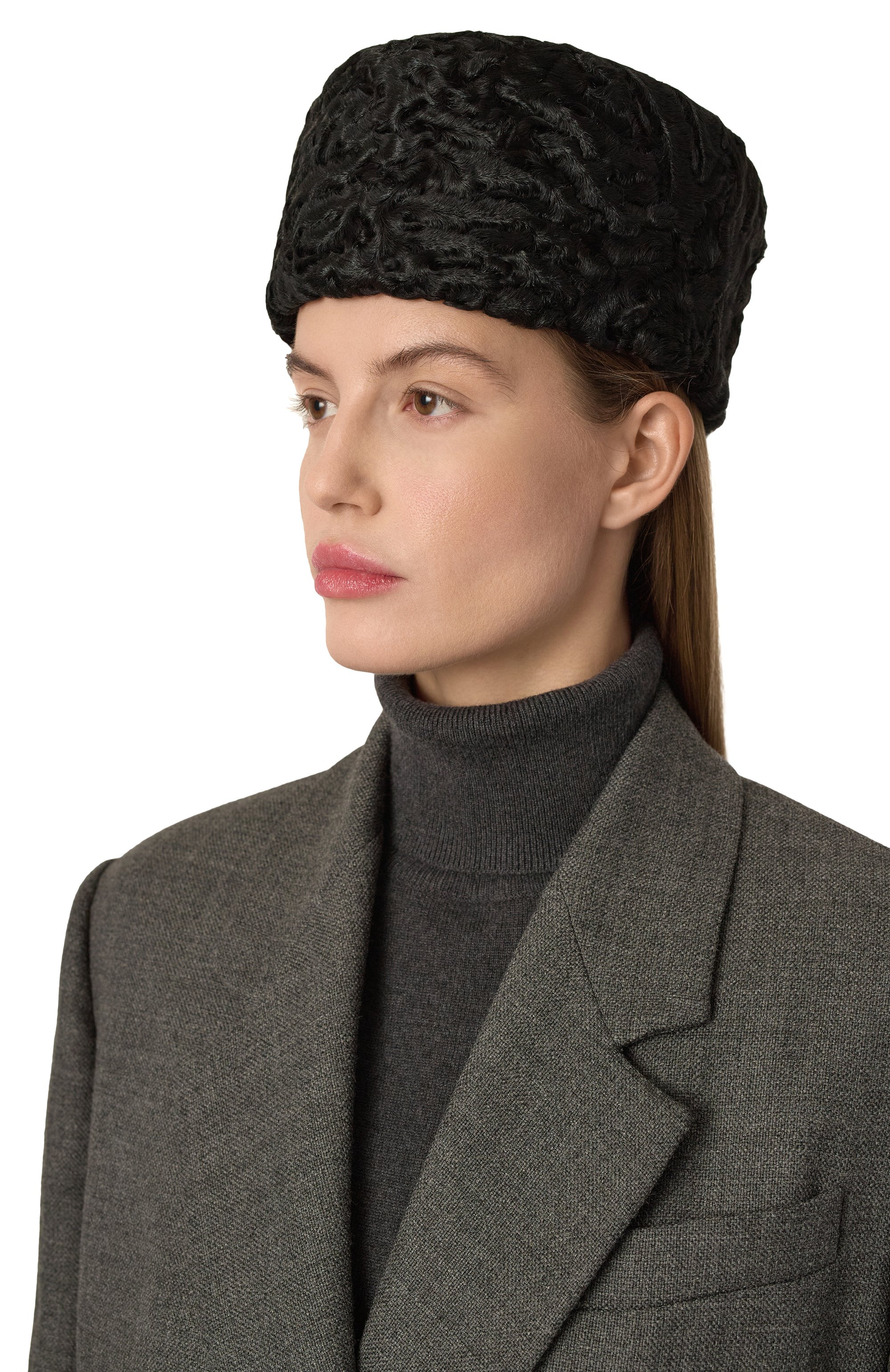 Шапка-таблетка джеки из каракульчи FURLAND, арт. 0132007810024200000, фото 2