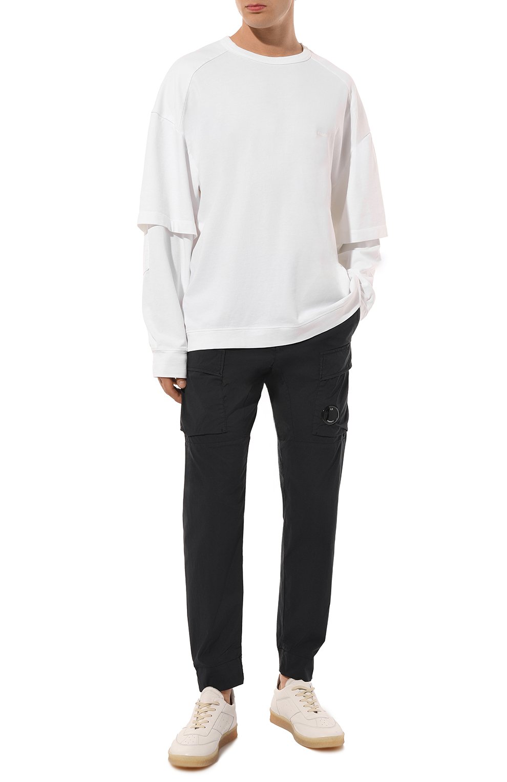 Брюки-карго C.P. COMPANY темно-синего цвета по цене 35000 руб., арт. 16CMPA294A006439G, фото 2 Брюки-карго C.P. COMPANY, арт. 16CMPA294A006439G, фото 2