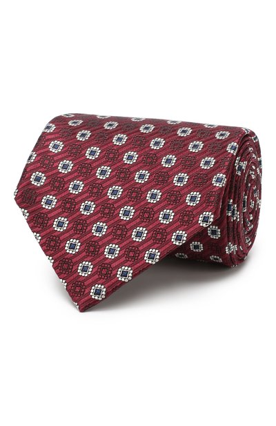 Мужской шелковый галстук с узором ZEGNA, арт. Z4E10/1XW