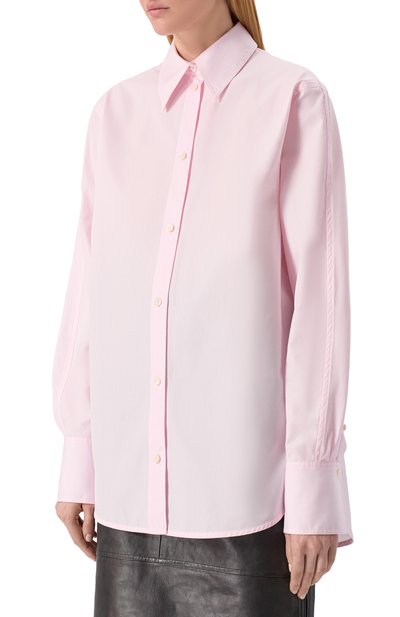 Хлопковая рубашка TOTEME, арт. 252-WRT2522-FB0392, фото 3