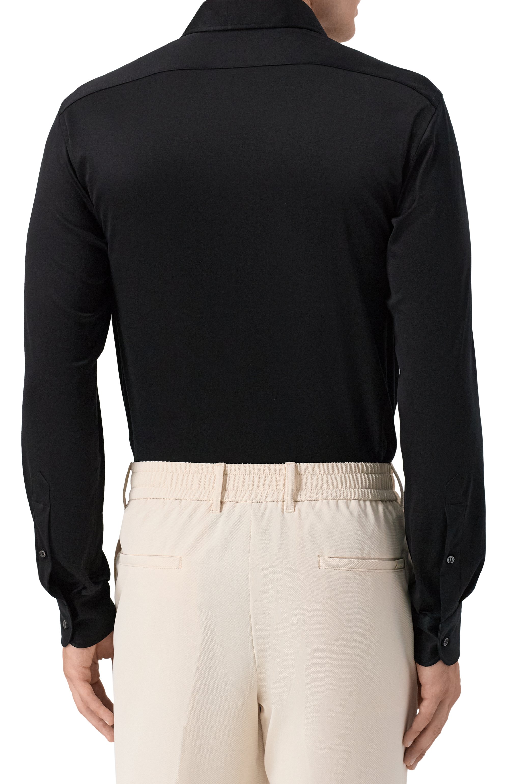 Хлопковая сорочка MVST, арт. SLIM/GABRIELLE/R0UND/1628-JERSEY (INTERL0CK), фото 4