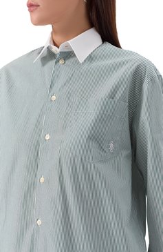 Хлопковая рубашка SPORTY AND RICH, арт. SI019606302ST71, фото 5