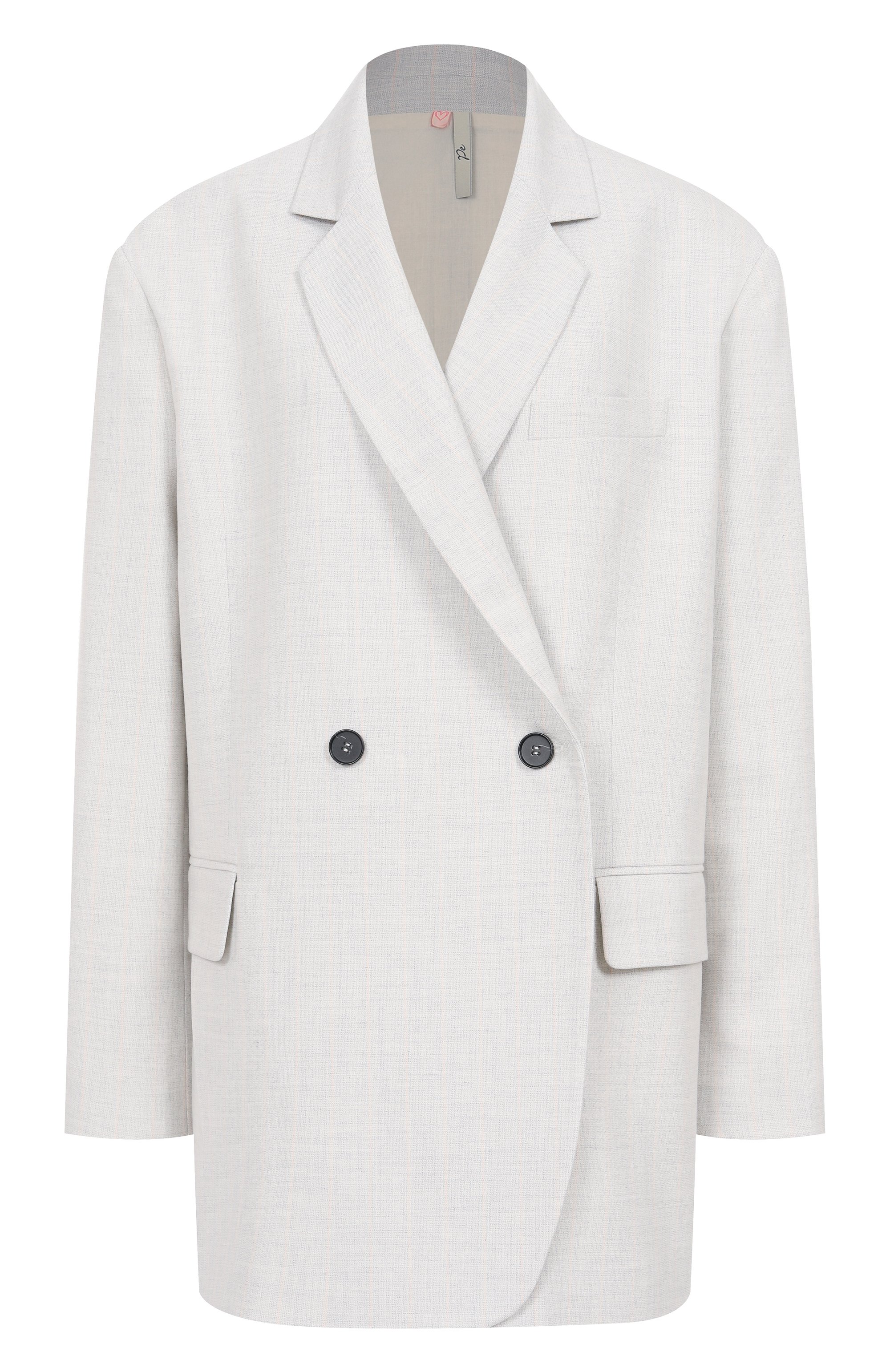 Жакет из вискозы PE белого цвета по цене 25520 руб., арт. РЕSS25-3.1.45.0.1, фото 1 Жакет из вискозы PE, арт. РЕSS25-3.1.45.0.1, фото 1