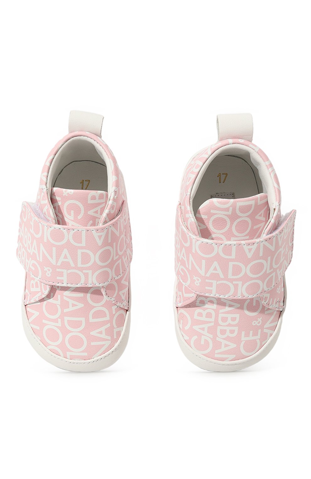 Кожаные пинетки DOLCE & GABBANA, арт. DK0130/AX179, фото 4