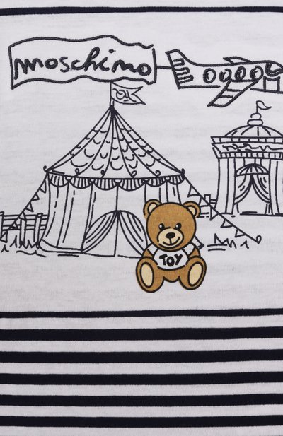 Хлопковая футболка MOSCHINO, арт. HUM053/LAE08/4-8, фото 3